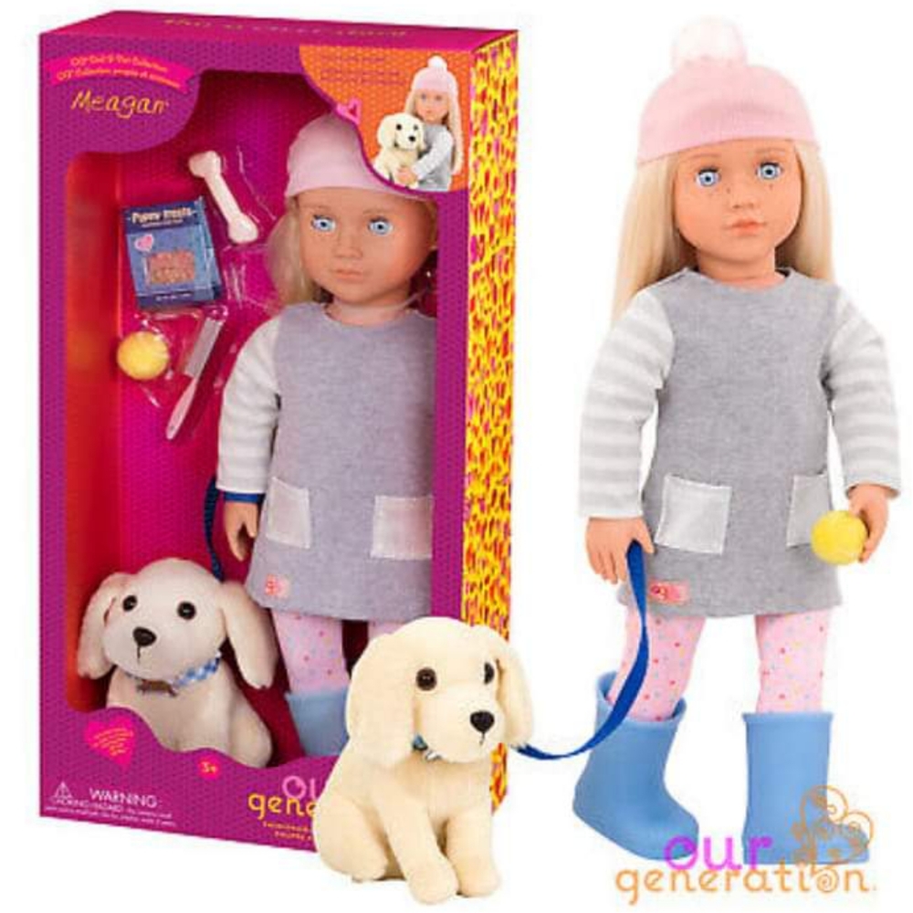 Our Generation Meagan Doll with Puppy